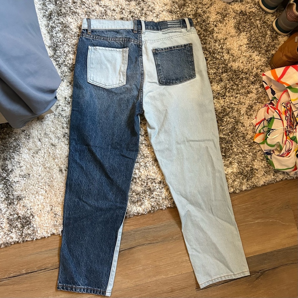 NWT REVICE DENIM TWO TONE JEANS - Picture 3 of 4